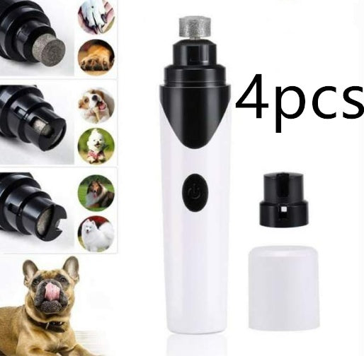 Bluey's Gentle Pet Nail Grinder showing quiet grooming tool and grinding port