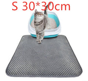 Bluey's Waterproof Litter Trap Mat trapping loose litter granules
