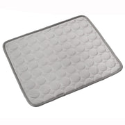 Bluey's Cooling Cat Rest Mat with cat resting on cooling pad