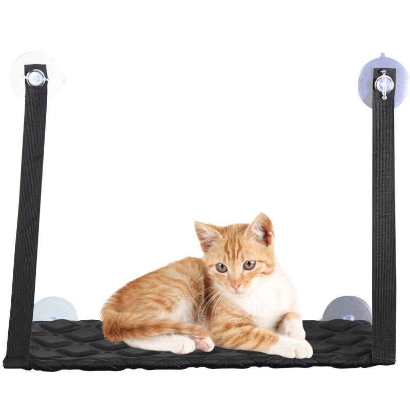 Bluey's Sunny Window Cat Perch strong suction cup mounting system