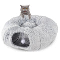 Bluey's Plush Cat Tunnel Bed side view with plush interior