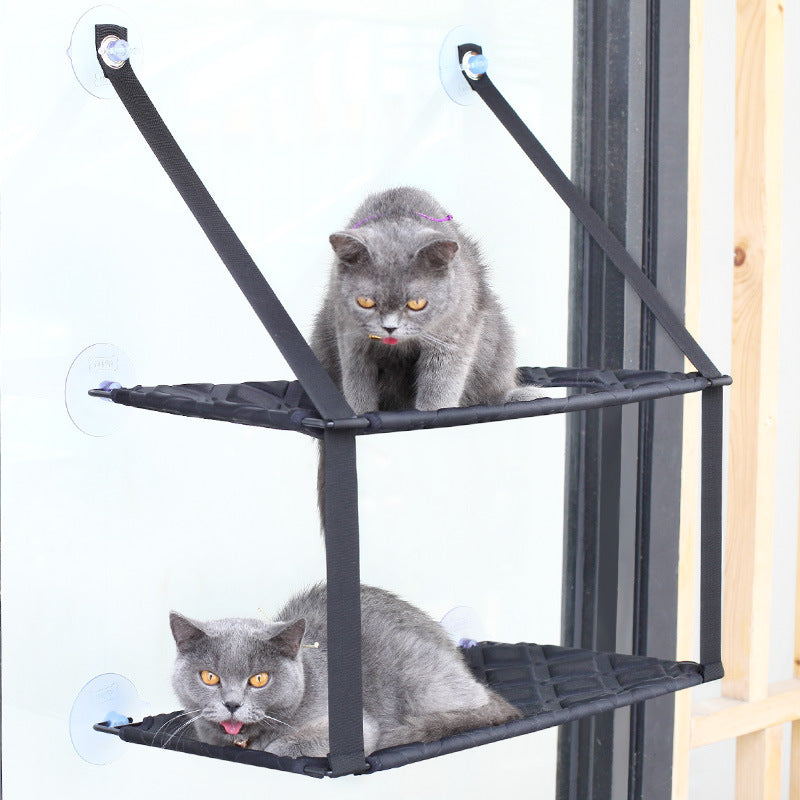 Bluey's Sunny Window Cat Perch foldable window hammock for cats