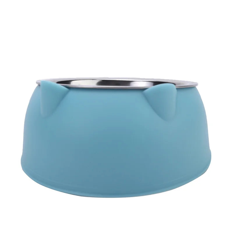 Bluey's Bowl cat bowl color and shape detail image