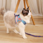 Bluey's Safer Stroll Cat Harness close-up of adjustable chest fit