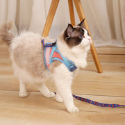 Bluey's Safer Stroll Cat Harness close-up of adjustable chest fit